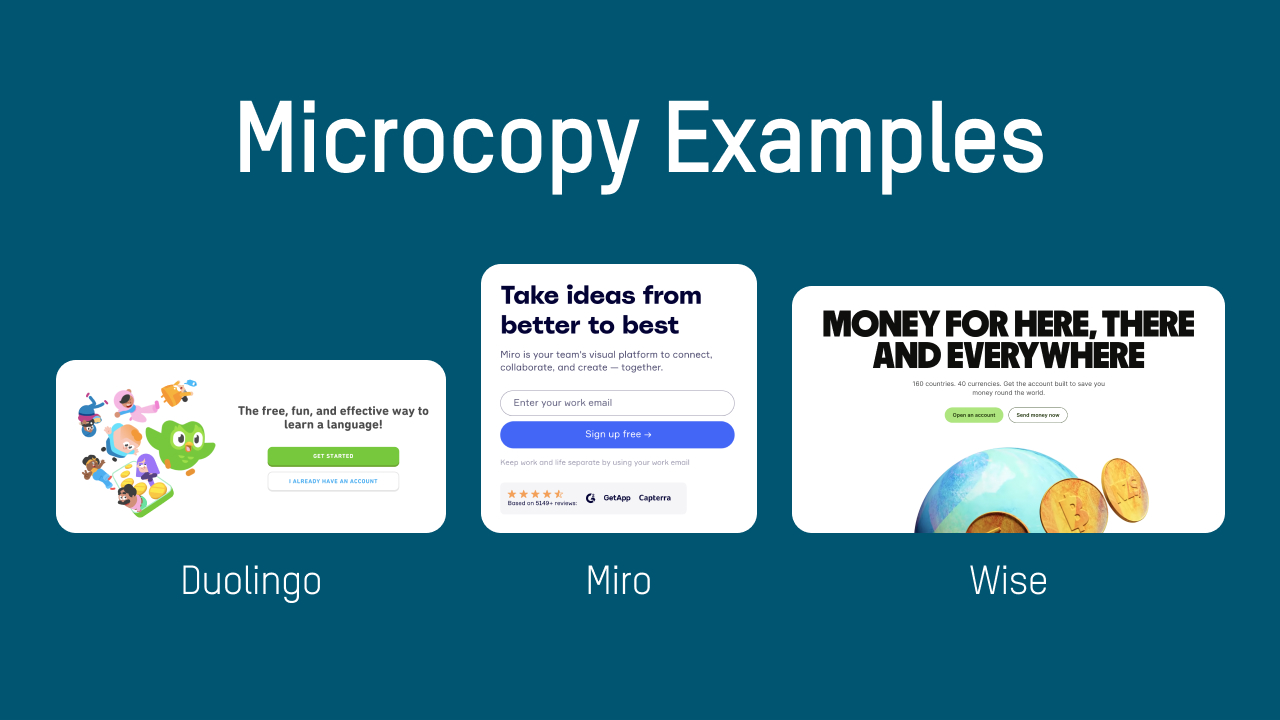 Examples of microcopy