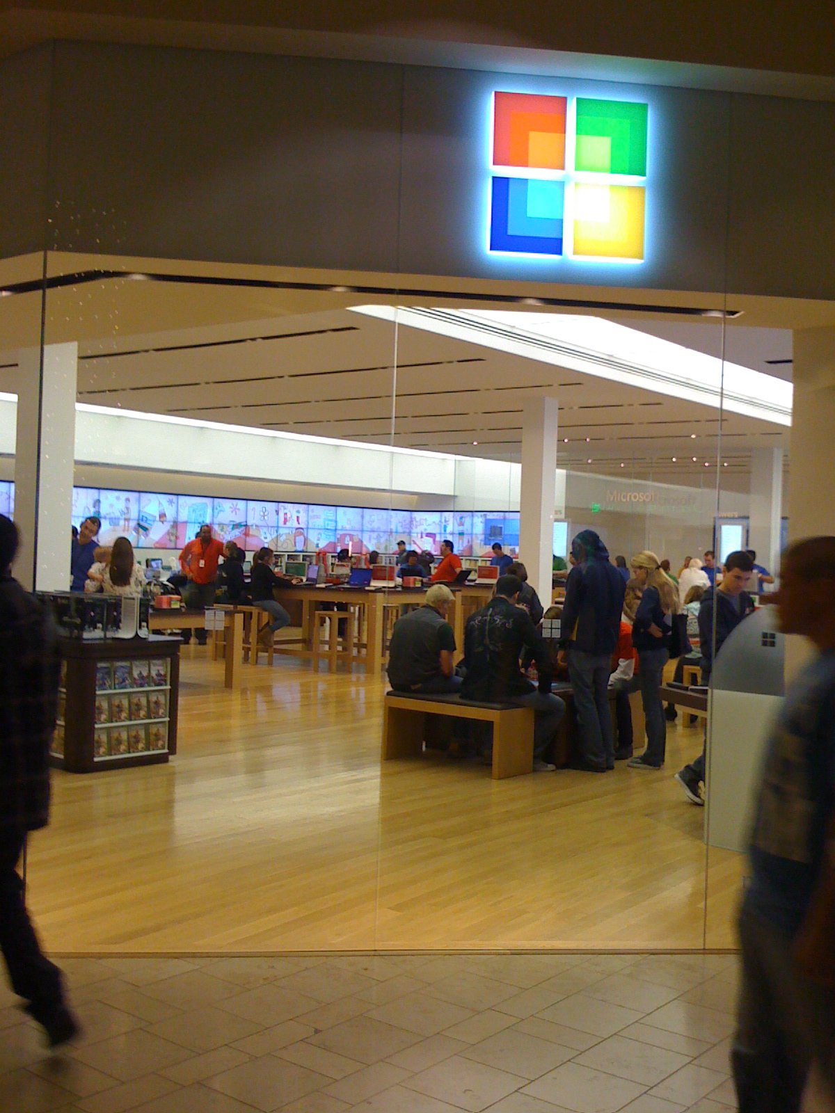 Microsoft Store inside of Mission Viejo Mall