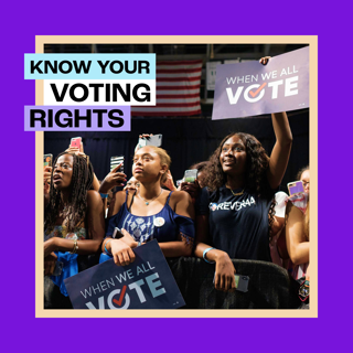 When We All Vote Know Your Voting Rights