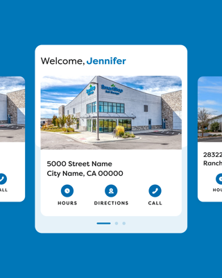 SmartStop location screen
