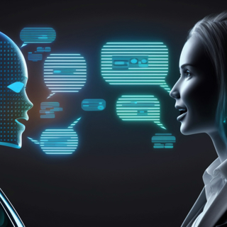 AI converses with human