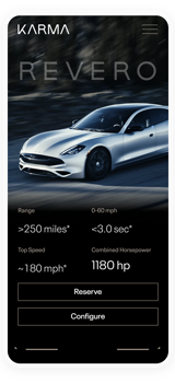 KARMA Revero car