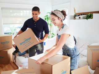 SmartStop couple moving