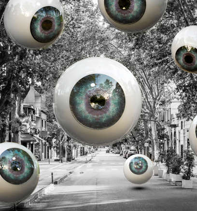 AI-generated eyeballs